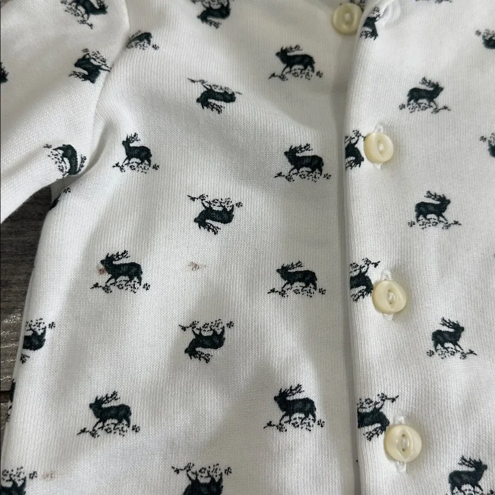 Ralph Lauren Print Fleece Romper New!